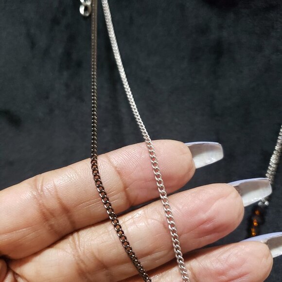 Bohemian Tribal Tassel Beaded Chain Pendant Necklace Punk with Lobster Clasp - Picture 7 of 7